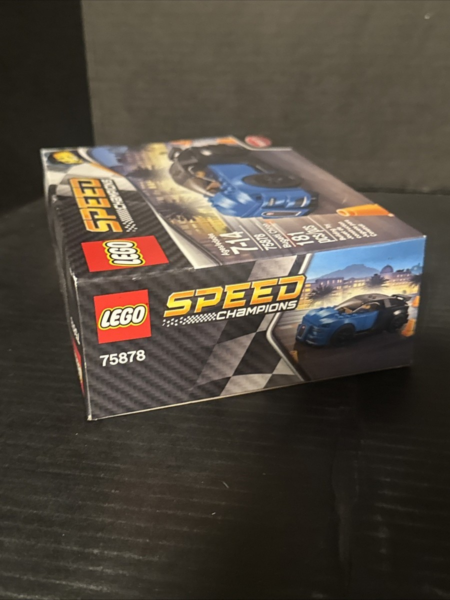 LEGO SPEED CHAMPIONS Bugatti Chiron 75878 New In Box Retired