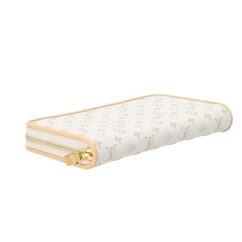 LOUIS VUITTON zippy wallet monogram mini Mastic wallet Gray beige Nylon M12369