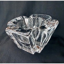 Vintage Orrefors Corona Crystal Votive Holder - Signed Lars Hellsten - 3.75"