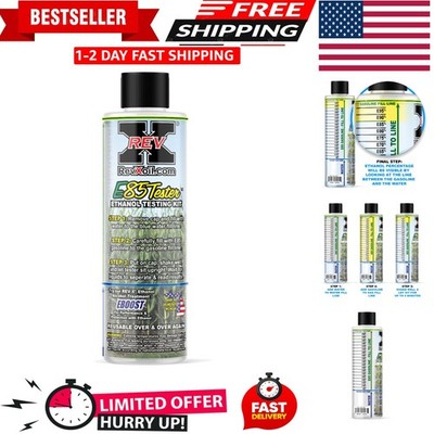 REV-X E85 Testing Kit - Corn Field Edition - Reusable Ethanol Gasoline  Kit