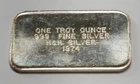 C & H Gold and Silver Distributors LA, CA | . .999 Silver 1 oz Bar | H & H 1974