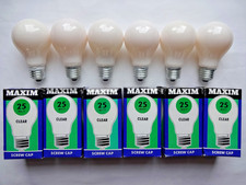 6x 25w E27 Edison Screw ES White Incandescent Old Type Bulbs Proper Festoon Bulb