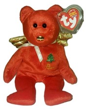 Ty Beanie Baby - GIFT the Red Angel Peace Bear (Hallmark Exclusive) 8" MWMTs