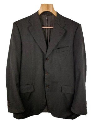 Canali Herren Vintage Wolle Blazer Jacke Sportcoat Gr EU 52 / US 42