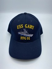 The Corps USS Gary FFG 51 Logo Blue Baseball Cap Hat One Size