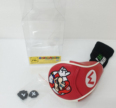 Super Mario Golf FW Head Cover Mario Neu
