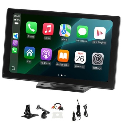 Uimoso 9-Inch Touchscreen Car Stereo with CarPlay, Android Auto & Backup Camera