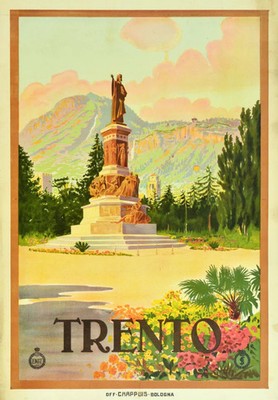 Trient Italien Alpen Dante ENIT Eisenbahn
