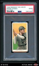 1909 T206 Frank Chance Batting Cubs HOF VARIATION PSA 2 - GOOD