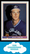 Mike Timlin 1991 Bowman #15 RC Rookie Toronto Blue Jays Baseball Card. rookie card picture