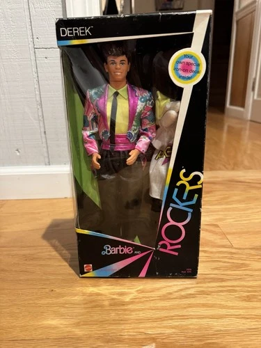 Barbie and the Rockers Derek Doll 1985 Mattel #2428