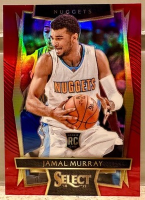 JERSEY # MATCH! 2016-17 Panini Select Jamal Murray #4 Maroon 27/175! ROOKIE RC!