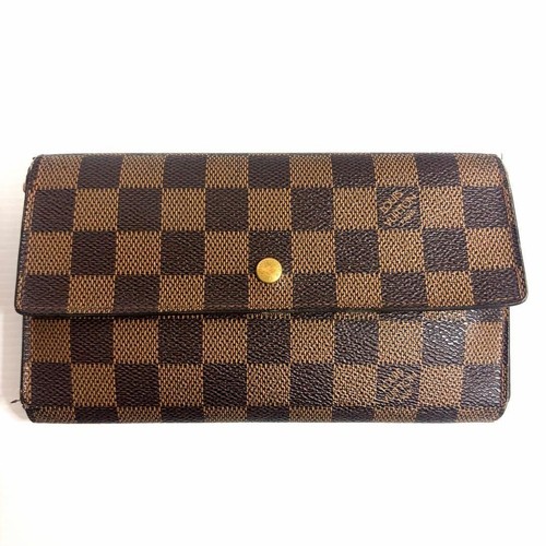 LOUIS VUITTON Damier Pochette Portemonnaie Cr dit Long Wallet