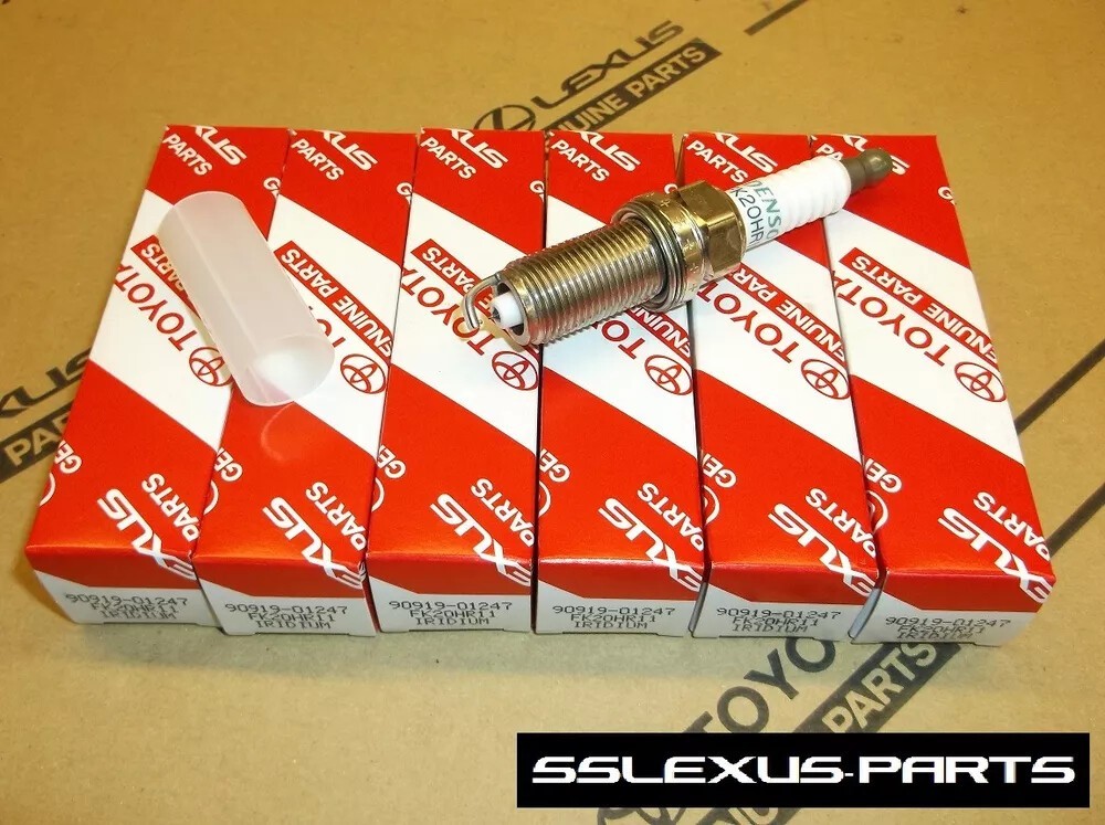 6Pcs OEM 90919-01247 Denso Iridium Spark Plugs for Lexus Lexus ES350 FK20HR11 US