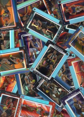 2025 AFL TEAMCOACH CARD LOT [BLUE REFRACTOR PARALLEL CARDS] - COMPLETE YOUR SET