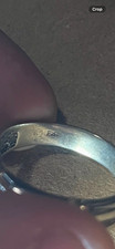 10k Two Tone Mens Diamond Band Ring Approx Size 10