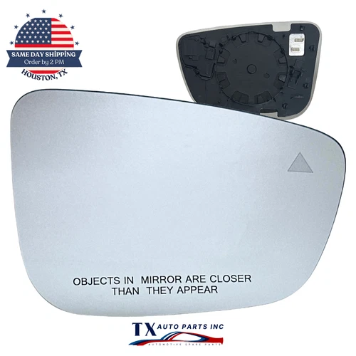 Passenger Side Mirror Glass for BMW 5 6 7 8 G11 G15 G30 G31 G32 with BSM Heated