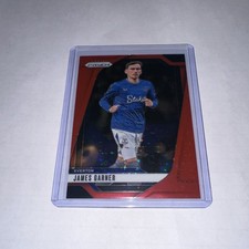 Panini Prizm Premier League Red Prizm /25 James Garner #230 Everton Soccer