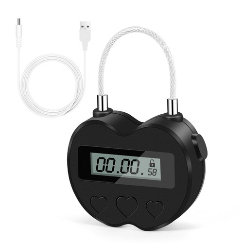 Time Lock LCD Display Time Lock Multifunction Travel Electronic Timer, 4457