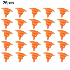 25 Pack Lower Door Rubber Seal Clips For Jaguar XF Models Fit 6mm Hole Parts