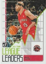 2020-21 Donruss All Time League Leaders #10 Vince Carter Card