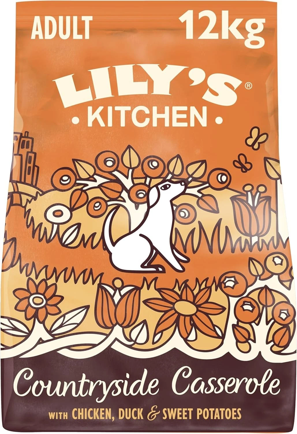 Lily's Kitchen Made Natural Ingredients Adult Dry Dog Food Chicken Duck 12kg UK