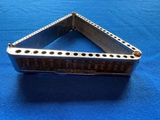 Vintage Acorn Triangle Machinist Drill Bit Index Folding Stand Holder USA