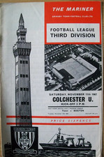 1967  1968     Grimsby Town v Colchester United