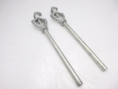 2 Pack Adjustable Hydrant Wrench Steel Spanner Tool Knurled Handle 1-1/2'' to 3''