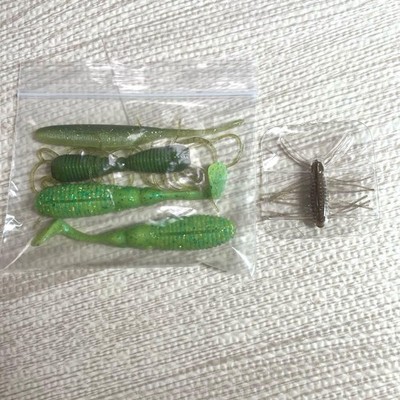 Raid Japan 2WEGE ELASTOMER OSP Drive Stick Barsch Angeln Köder Set 4,5 Zoll