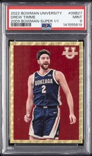 2022 BOWMAN CHROME UNIVERSITY 2009 BOWMAN SUPERFRACTOR 1/1 DREW TIMME 1/1 PSA 9