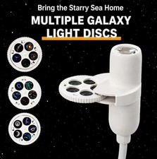 2-in-1 USB Starry Sky Projector Ambient Light Adjustable Focus Night Lamp