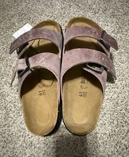 SALE FAST Women's Birkenstock Arizona Rugged Leather Sandals Lavender