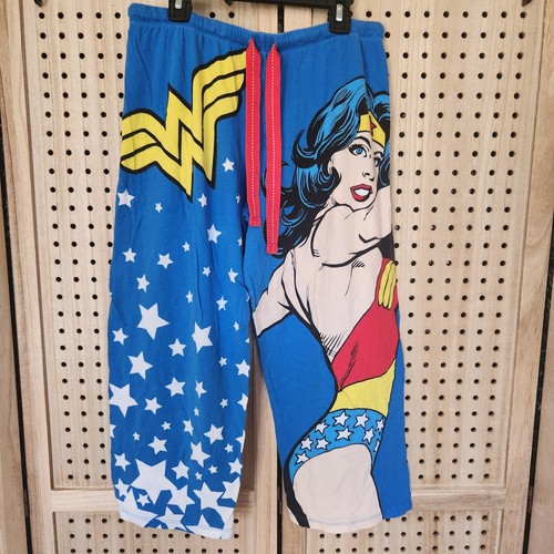 DC Comics Wonder Woman Ladies Drawstring Lounging Capris Small Comfy