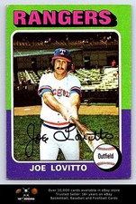 1975 Topps BASEBALL #36 Joe Lovitto