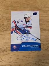 2021-22 Upper Deck AHL Autographs #32 Oskari Laaksonen
