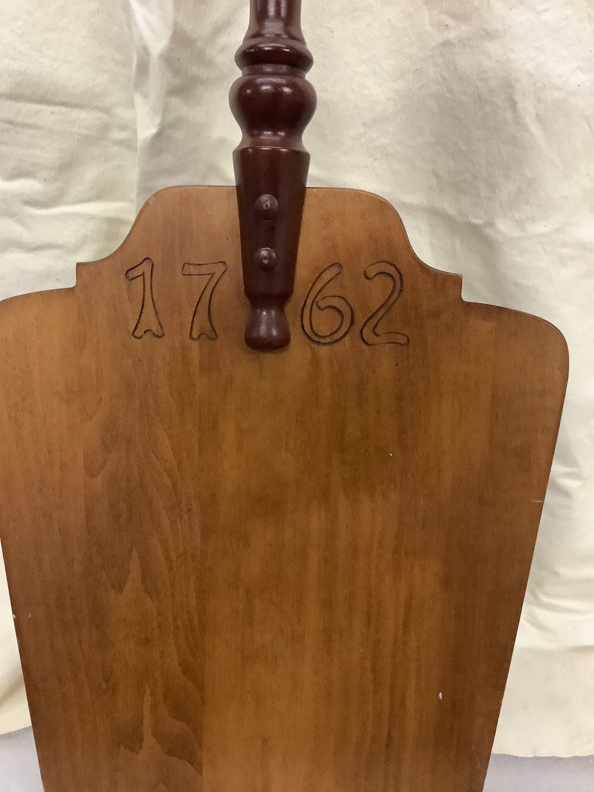 Vintage Antique Red Finish Tell City Chair Company Bread Peel 1762