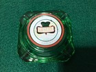 vintage Barney's green tinted glass ashtray from casino in Lake Tahoe no zip — photo 2