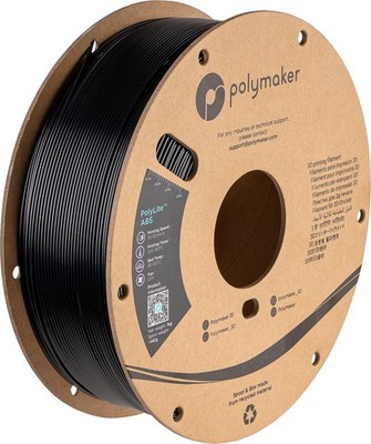 Polymaker ABS Filament 1.75mm Black 3D Printer Filament 1.75mm Heat Resistant