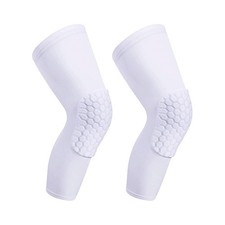 Compression Knee Pads Leg Sleeve, Hex Knee Pads for Basketball Honeycomb Anti...