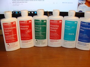 3M Finesse-It Compounding Material 6 Bottles & VCR Tape From 3M   Price Reduced!