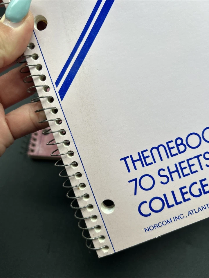 VTG Norcom Notebook Themebook LOT 70 Sheets College One Subject 70s/80s - Image 3 of 4