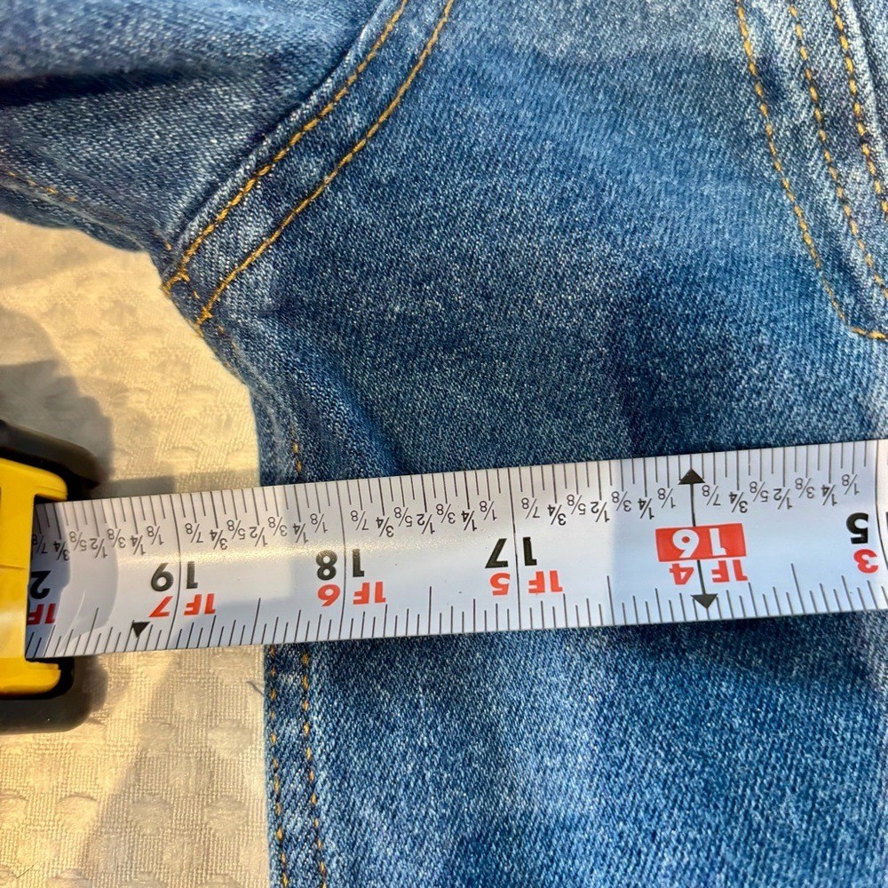 Universal Thread Blue Denim Jacket Hand Crafted L… - image 8