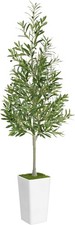 Artificial Olive Tree 6ft - Realistic Tall Fake Plants for Office Living Room Be