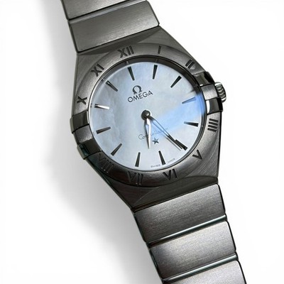 Omega Constellation Quartz Manhattan Quartz Full Set Mother Of Pearls MOP Servic