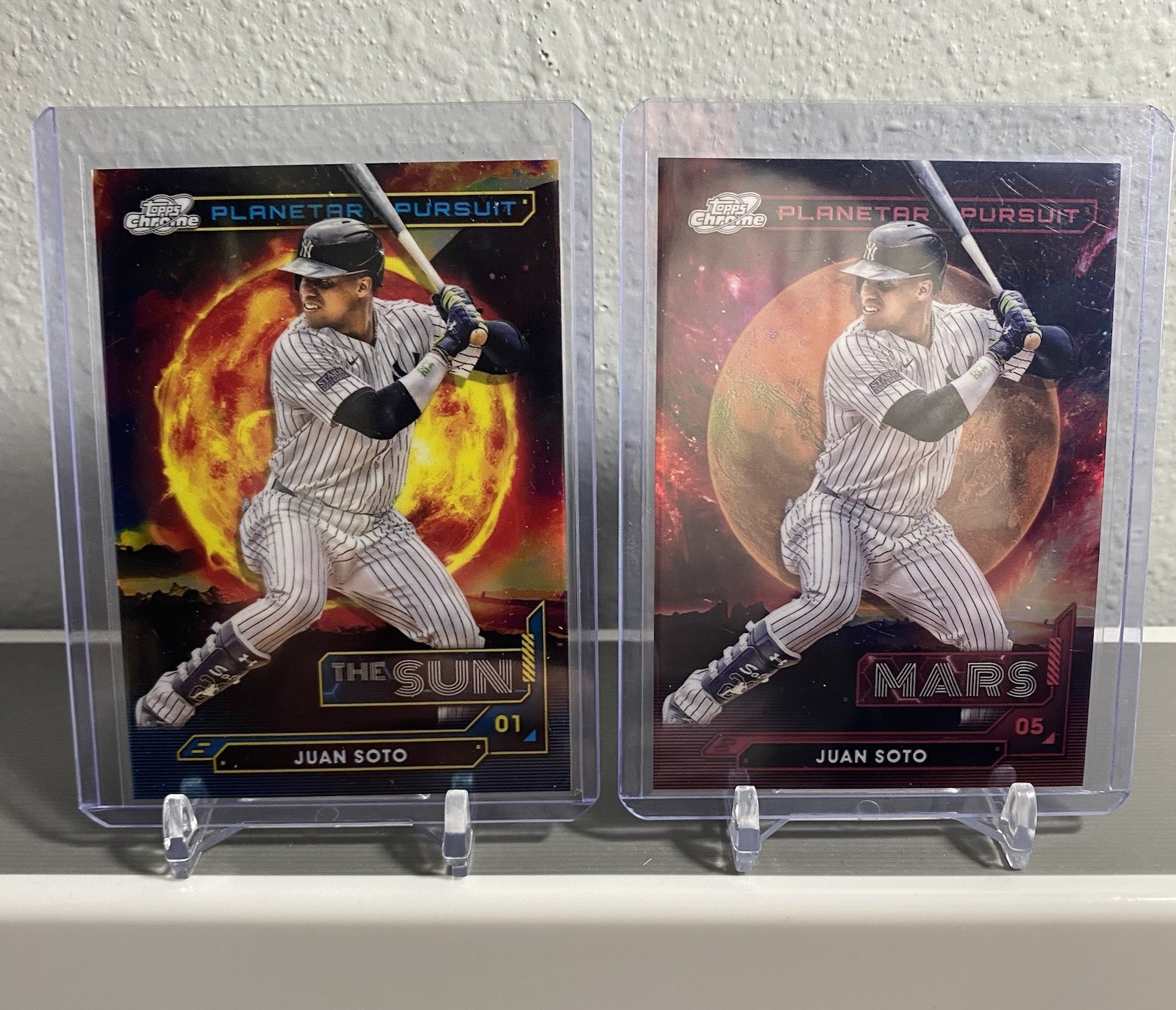 2024 Topps Cosmic Chrome Juan Soto Planetary Pursuit Sun AND Mars