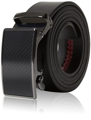 Genuine Leather Mens Ratchet Belt Belts For Men Adjustable Automatic Buckle 