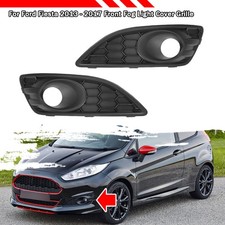 2X Wabengrill Stoßstange Nebelscheinwerfer Gitter Grill Blende für Ford Fiesta