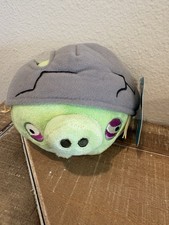 NWT Angry Birds Plush 5" NO SOUND Corporal Pig Cracked Helmet Bad Piggies 91306