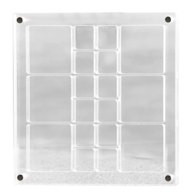 Schutzfilm Reisefreundlichkeit Home Display Acrylschalenbox Muschelauflage
